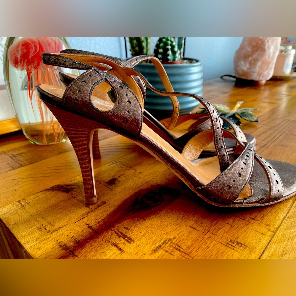 Banana Republic Bronze Platforms